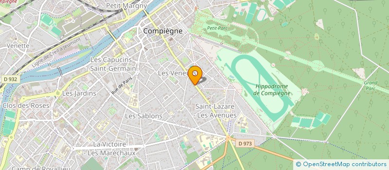 localisation de l'entreprise MADAME SOPHIE PAULE HELENE VIALLE  COMPIEGNE