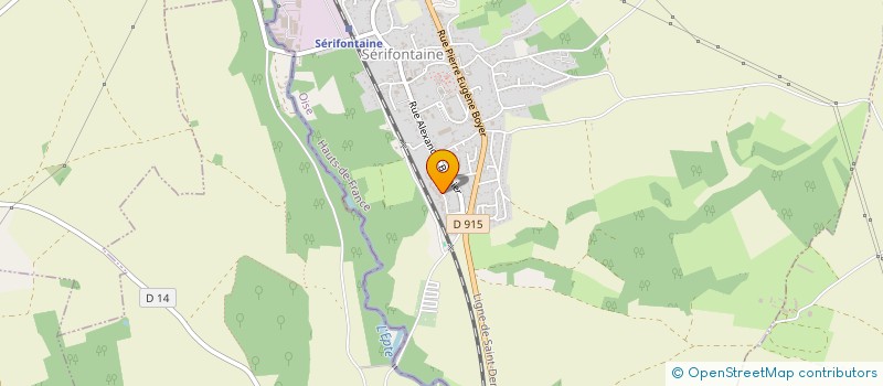 localisation de l'entreprise MADAME SOPHIE PAULETTE V ABLAVI NGOMANE  SERIFONTAINE