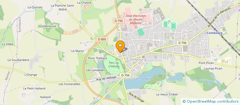 localisation de l'entreprise MADAME SOPHIE PAULIAT à COMBOURG