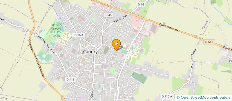 localisation de l'entreprise MADAME SOPHIE PAVOT à CAUDRY