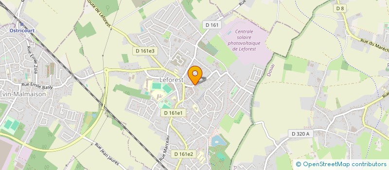 localisation de l'entreprise MADAME SOPHIE PAWLOWSKI  LEFOREST