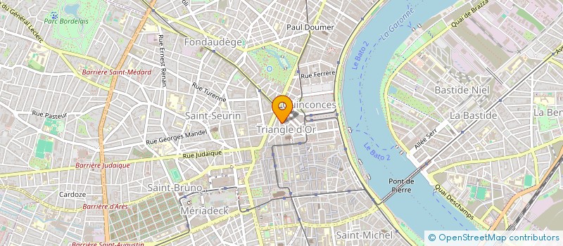 localisation de l'entreprise MADAME SOPHIE PECHEREAU  BORDEAUX