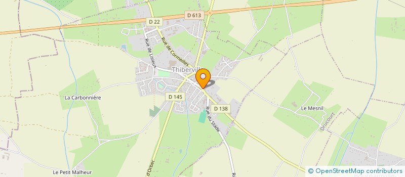 localisation de l'entreprise MADAME SOPHIE PECQUEUR  THIBERVILLE