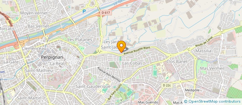 localisation de l'entreprise MADAME SOPHIE PEDRA  PERPIGNAN