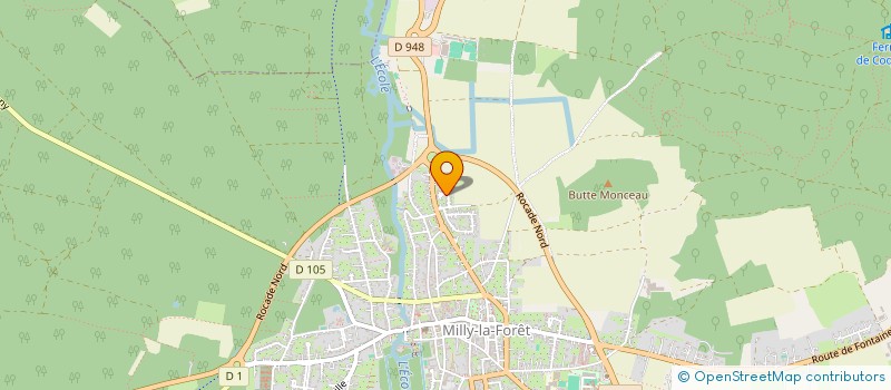 localisation de l'entreprise MADAME SOPHIE PELLEN  MILLY-LA-FORET