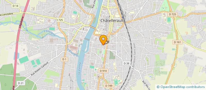 localisation de l'entreprise MADAME SOPHIE PELLERIN  CHATELLERAULT