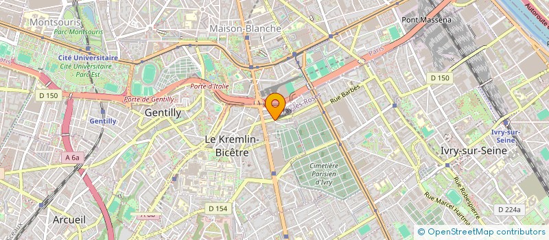 localisation de l'entreprise MADAME SOPHIE PELLETIER  LE KREMLIN-BICETRE