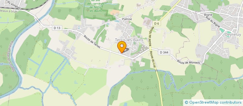 localisation de l'entreprise MADAME SOPHIE PENEZ  TERCIS-LES-BAINS