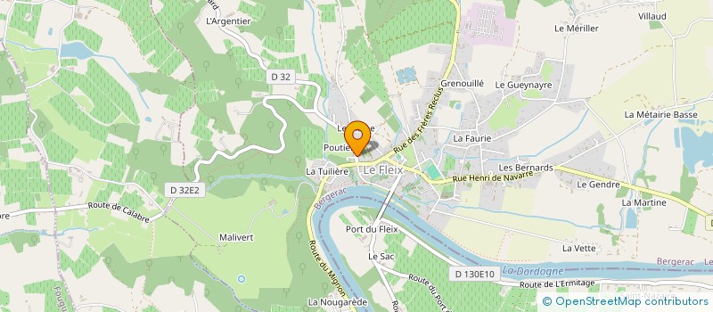 localisation de l'entreprise MADAME SOPHIE PENICAUD  LE FLEIX