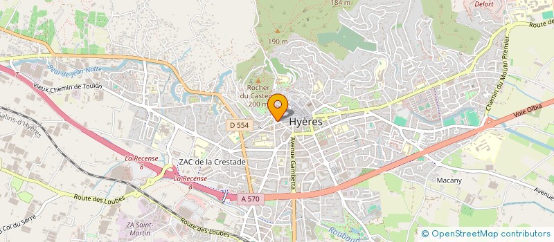 localisation de l'entreprise MADAME SOPHIE PENVERNE à HYERES