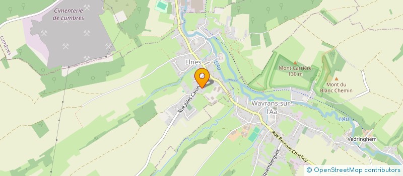 localisation de l'entreprise MADAME SOPHIE PERARD  ELNES