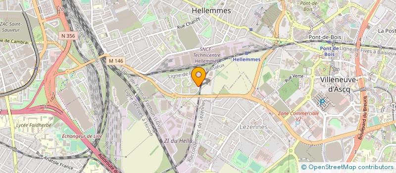 localisation de l'entreprise MADAME SOPHIE PERARD à LILLE