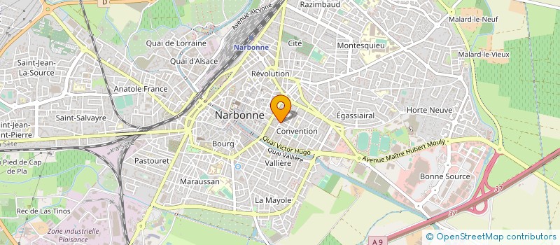 localisation de l'entreprise MADAME SOPHIE PEREIRA à NARBONNE