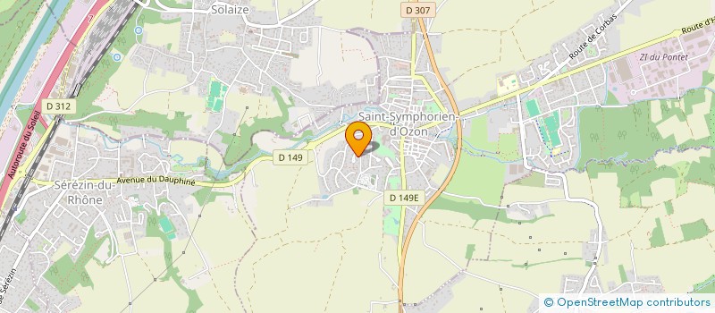 localisation de l'entreprise MADAME SOPHIE PEREZ  SOLAIZE