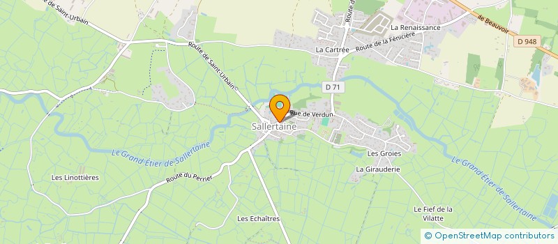 localisation de l'entreprise MADAME SOPHIE PERGUE à SALLERTAINE