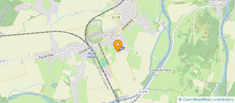 localisation de l'entreprise MADAME SOPHIE PERIARD  ARC-ET-SENANS