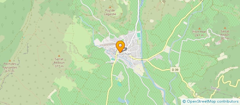 localisation de l'entreprise MADAME SOPHIE PERILLIER  TUCHAN