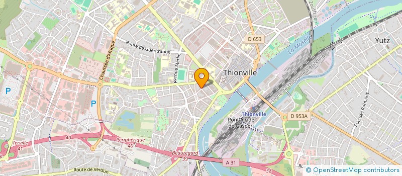 localisation de l'entreprise MADAME SOPHIE PERLATI  THIONVILLE