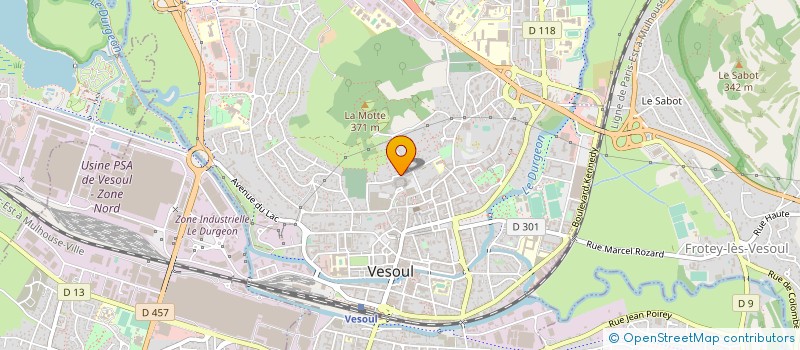 localisation de l'entreprise MADAME SOPHIE PERNOT  VESOUL