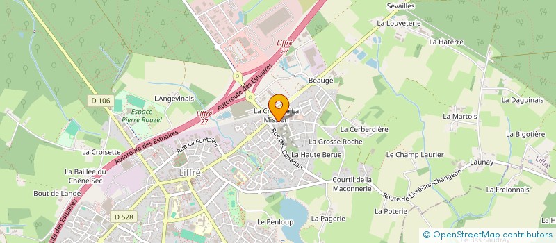 localisation de l'entreprise MADAME SOPHIE PERRAMANT  LIFFRE