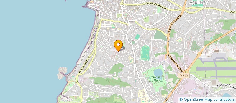localisation de l'entreprise MADAME SOPHIE PERRET DU CRAY  BIARRITZ