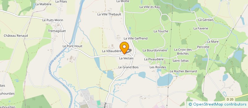 localisation de l'entreprise MADAME SOPHIE PERRIN  QUEBRIAC