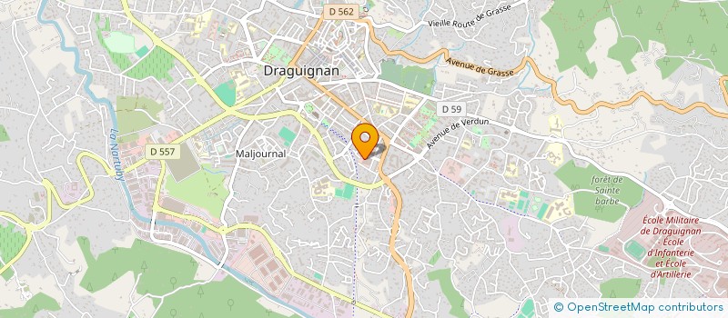localisation de l'entreprise MADAME SOPHIE PERRIN  DRAGUIGNAN