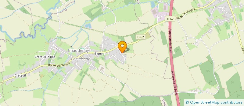 localisation de l'entreprise MADAME SOPHIE PERRIN  CHAUDENAY