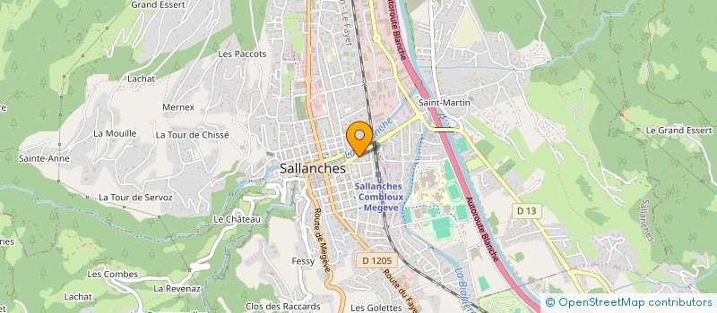 localisation de l'entreprise MADAME SOPHIE PERROLLAZ à SALLANCHES