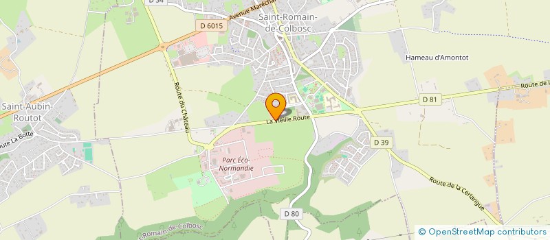 localisation de l'entreprise MADAME SOPHIE PESQUET  SAINT-ROMAIN-DE-COLBOSC