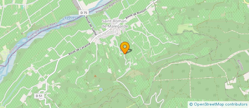 localisation de l'entreprise MADAME SOPHIE PETER  SAINT-ROMAN-DE-MALEGARDE