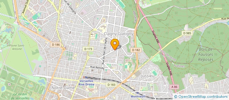 localisation de l'entreprise MADAME SOPHIE PETIN à VERSAILLES