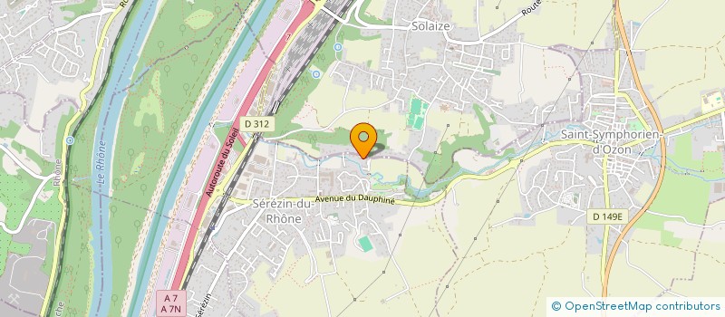 localisation de l'entreprise MADAME SOPHIE PETIT  MEYZIEU