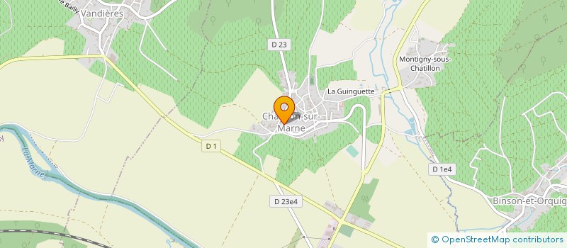 localisation de l'entreprise MADAME SOPHIE PETIT à CHATILLON-SUR-MARNE