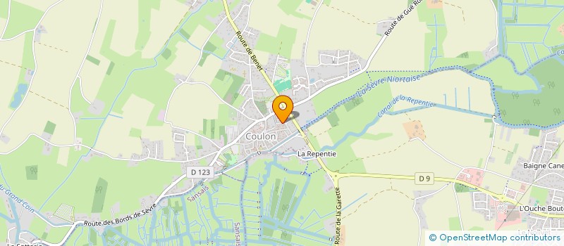 localisation de l'entreprise MADAME SOPHIE PETIT  COULON