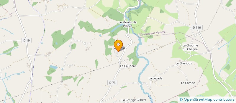 localisation de l'entreprise MADAME SOPHIE PEUBRIER à AIGURANDE