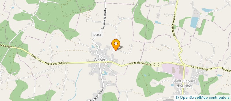 localisation de l'entreprise MADAME SOPHIE PEYRELONGUE  CASSEN