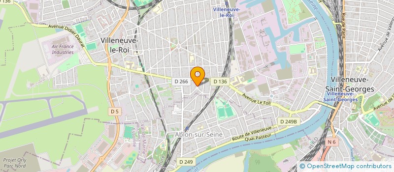 localisation de l'entreprise MADAME SOPHIE PHOUANGSY  VILLENEUVE-LE-ROI