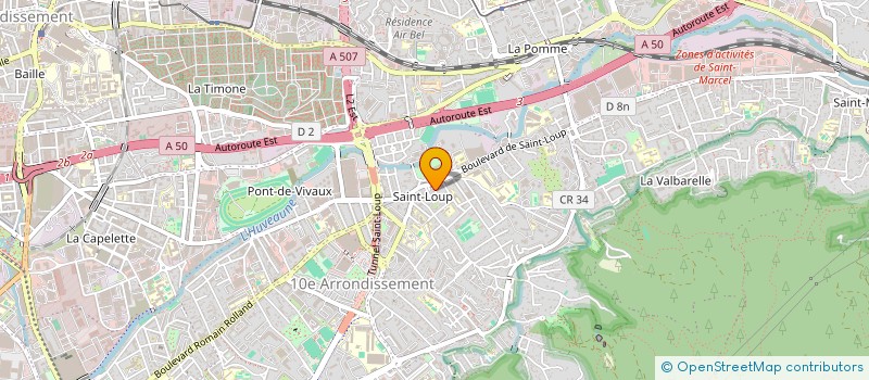 localisation de l'entreprise MADAME SOPHIE PICHON à MARSEILLE