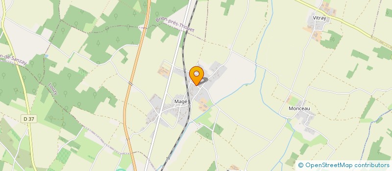 localisation de l'entreprise MADAME SOPHIE PICHOT  LOUZY