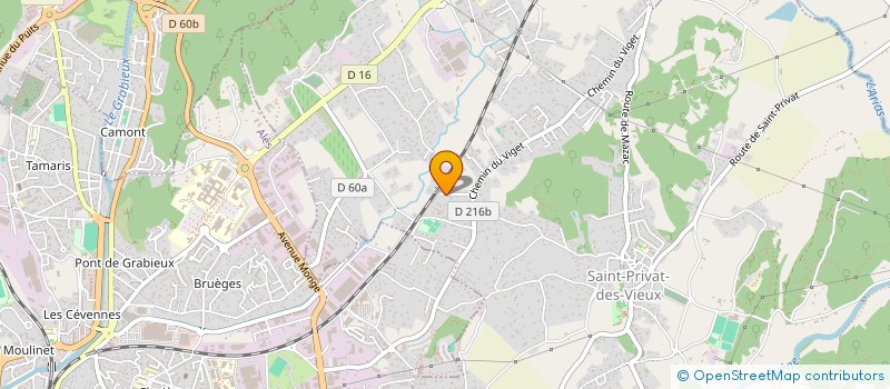 localisation de l'entreprise MADAME SOPHIE PIEDELOUP  SAINT-PRIVAT-DES-VIEUX