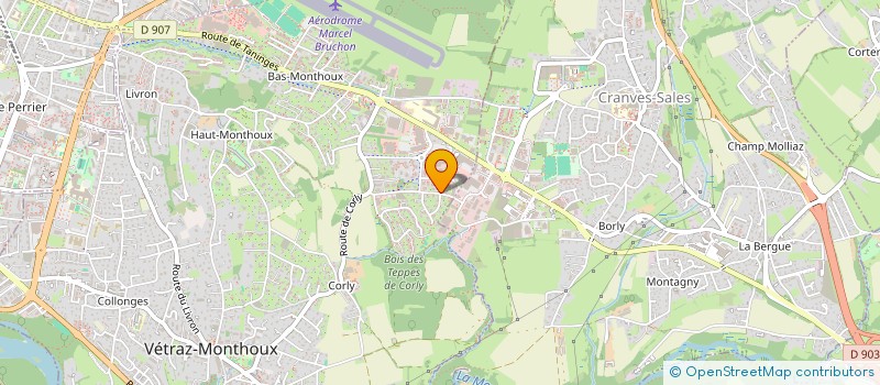 localisation de l'entreprise MADAME SOPHIE PIERRE-BEZ  VETRAZ-MONTHOUX