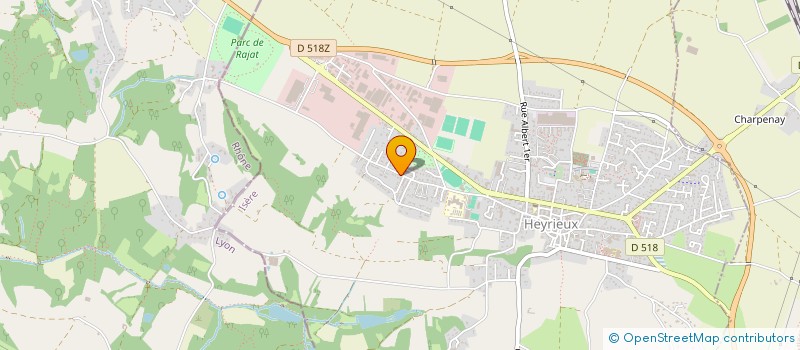 localisation de l'entreprise MADAME SOPHIE PIERROT  HEYRIEUX