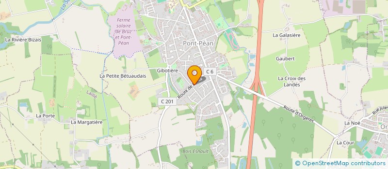 localisation de l'entreprise MADAME SOPHIE PIGUEL  PONT-PEAN