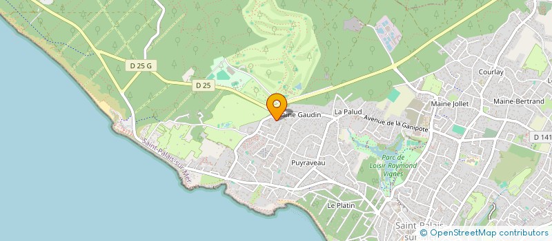 localisation de l'entreprise MADAME SOPHIE PINCHON  SAINT-PALAIS-SUR-MER