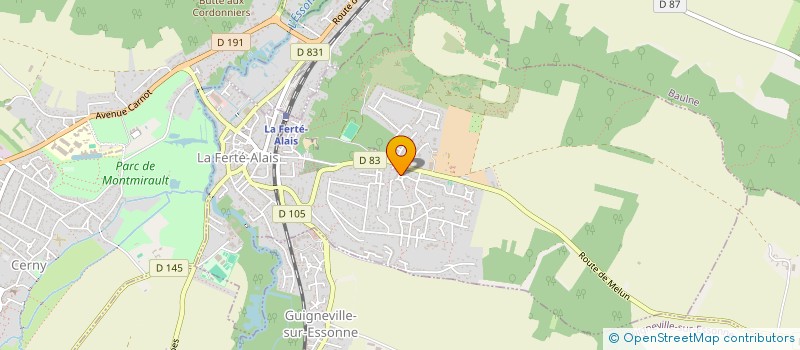 localisation de l'entreprise MADAME SOPHIE PINEAU  LA FERTE-ALAIS