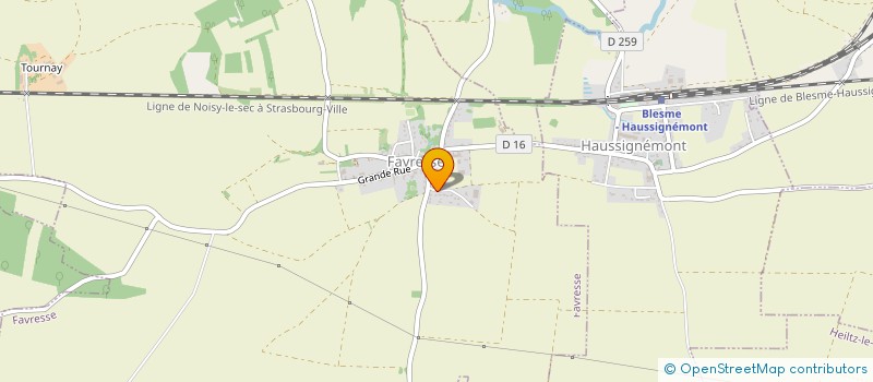 localisation de l'entreprise MADAME SOPHIE PIQUET  FAVRESSE