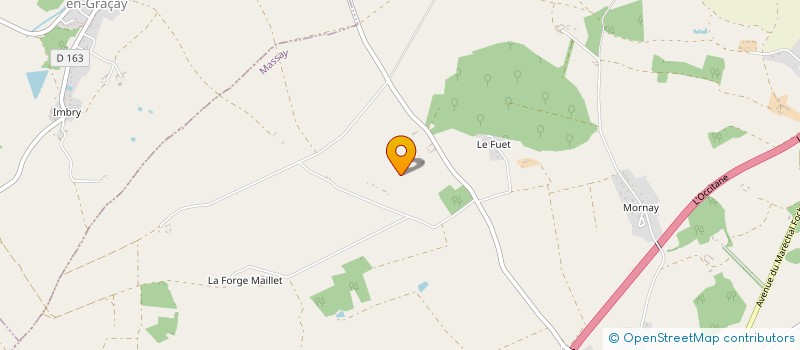 localisation de l'entreprise MADAME SOPHIE PIQUOIS DE MONTENAY  MASSAY