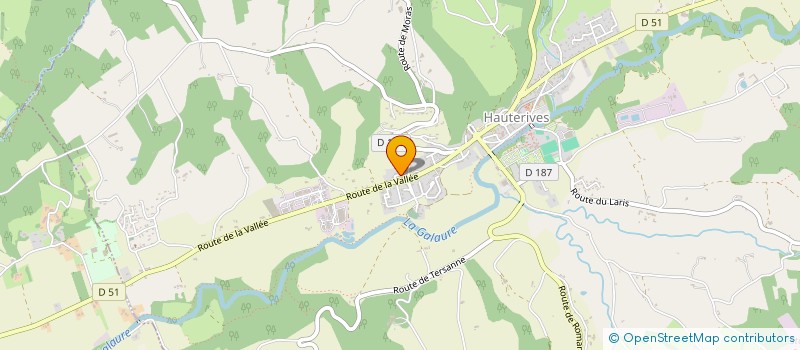 localisation de l'entreprise MADAME SOPHIE PIRAT  HAUTERIVES