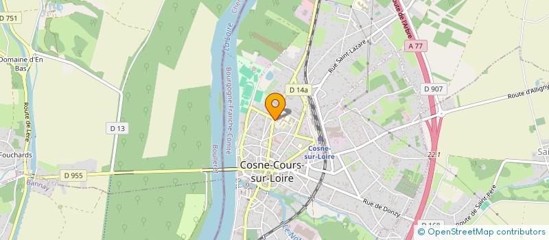 localisation de l'entreprise MADAME SOPHIE PIRER à COSNE-COURS-SUR-LOIRE